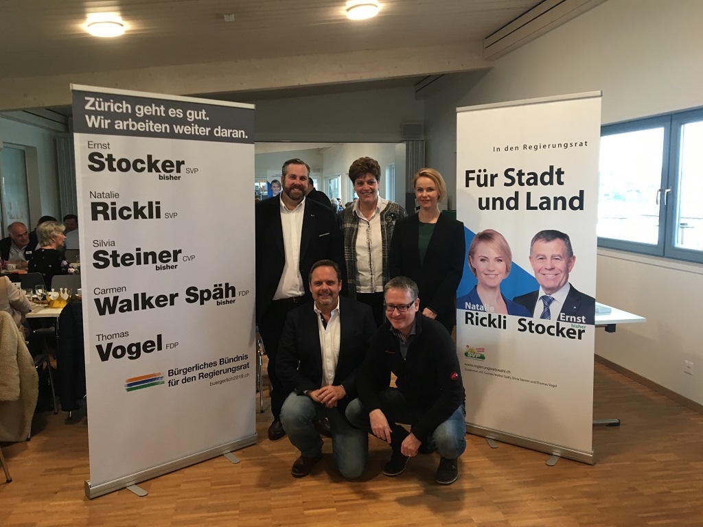 Natalie Rickli - Brunch zusammen mit Silvia Steiner und Thomas Vogel